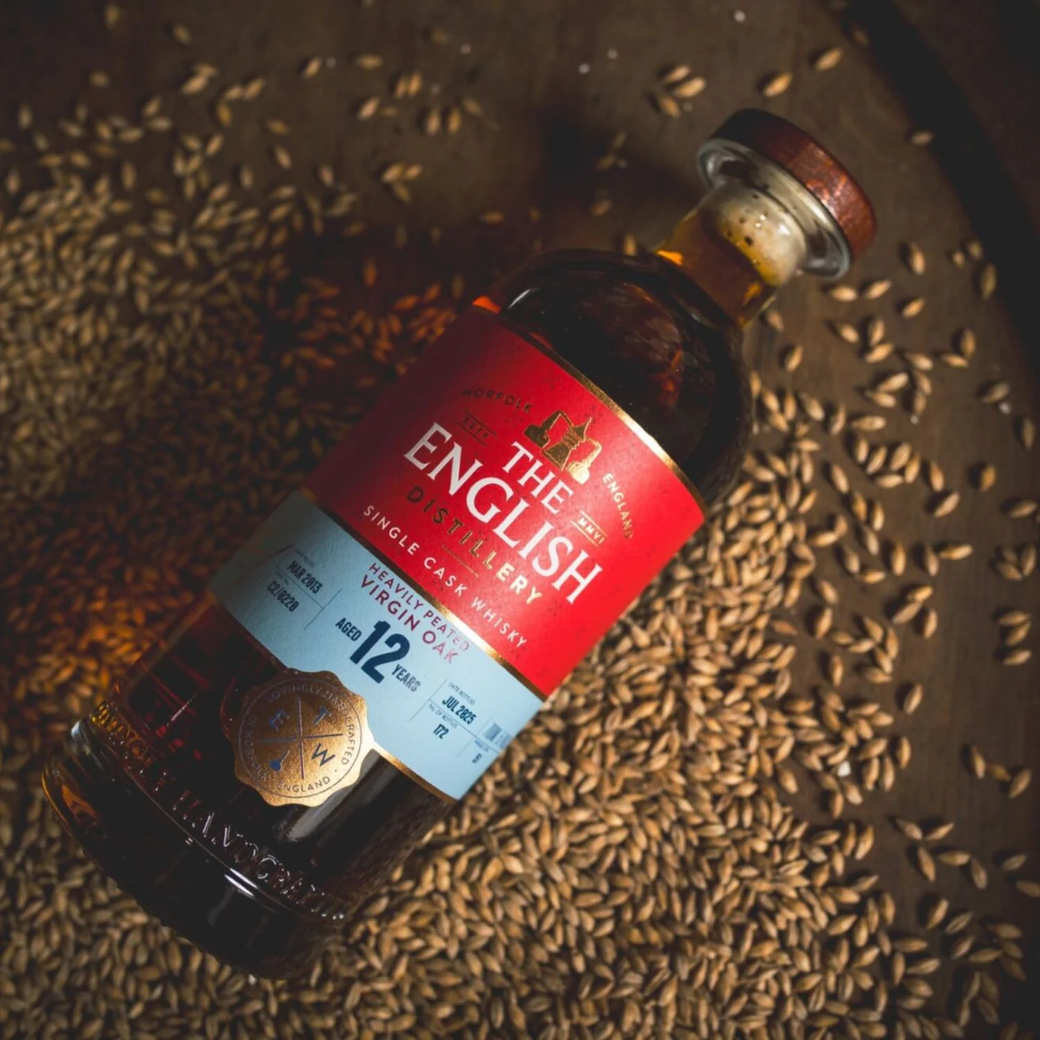 The English Single Cask Heavily Smoked Virgin Oak - Image 5